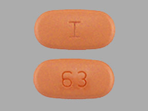 Pill I 63 Orange Oval is Hydrochlorothiazide and Valsartan