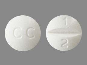 Pill CC 1 2 White Round is Flecainide Acetate