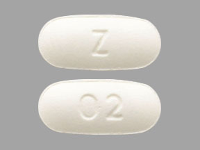 Pill Z 02 White Capsule/Oblong is Memantine Hydrochloride
