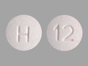 Pill H 12 Peach Round is Repaglinide