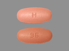 Valganciclovir hydrochloride 450 mg H 96