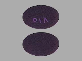 Pill PIX Purple Oval is Prenate Pixie