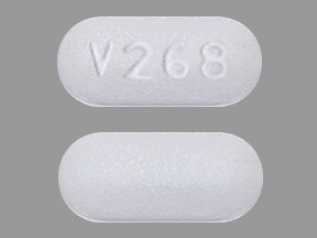 Pill V268 White Capsule/Oblong is Av-Phos 250 Neutral