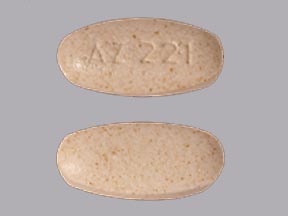 Pill AZ 221 White Capsule/Oblong is Calcium Polycarbophil