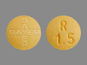 Pill BAYER BAYER 1.5 R Orange Round is Adempas