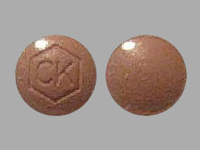 Pill CK is Angeliq drospirenone 0.5 mg / estradiol 1 mg