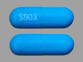 Pill S903 Blue Capsule-shape is Ustell