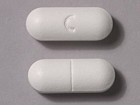 Pill C White Elliptical/Oval is Congestac