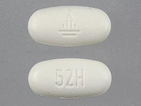 Pill Logo (Boehringer Ingelheim) 52H White Elliptical/Oval is Telmisartan
