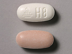 Pill LOGO H8 is Micardis HCT 12.5 mg / 80 mg