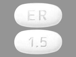 Pill ER 1.5 White Oval is Mirapex ER