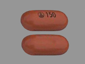 Pill Logo 150 Brown Capsule/Oblong is Ofev