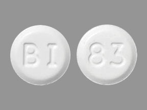 Pill 83 BI White Round is Mirapex