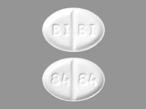 Pill BI BI 84 84 White Elliptical/Oval is Mirapex