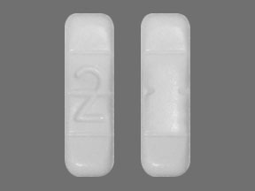 Pill 2 White Rectangle is Alprazolam