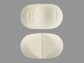 Pill C1 White Capsule/Oblong is Clobazam