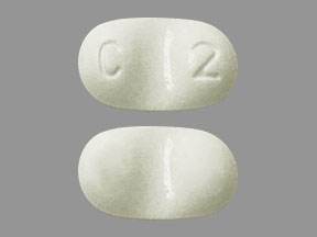 Pill C2 White Capsule/Oblong is Clobazam