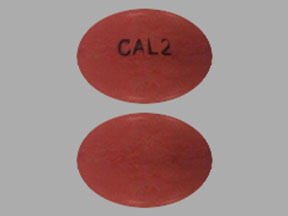 Pill CAL2 Orange Capsule-shape is Calcitriol