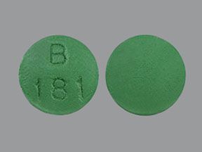 Pill B181 Green Round is Ferrocite