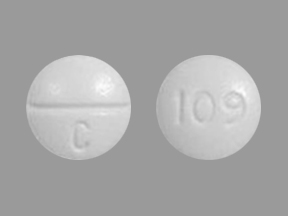 Pill 109 C is Carbinoxamine Maleate 4 mg