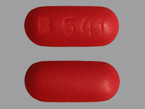 Pill B 541 Red Capsule/Oblong is Folbee AR