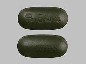 Pill Imprint B 544 (Multigen Plus Vitamin B Complex with C, Folic Acid and Iron)