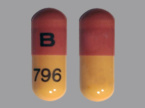 Pill B 796 Orange Capsule/Oblong is Rivastigmine Tartrate