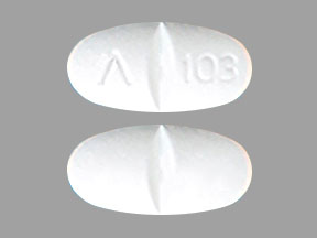 Metformin hydrochloride 1000 mg Logo 103
