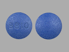 Pill B 810 Blue Round is Metafolbic