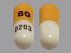 Propranolol hydrochloride extended-release 80 mg 80 RD203