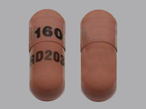 Propranolol hydrochloride extended-release 160 mg 160 RD203