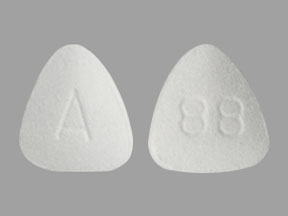 Pill A 88 White Three-sided is Entecavir
