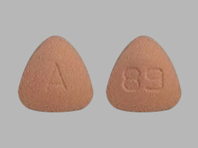 Pill A 89 Pink Three-sided is Entecavir