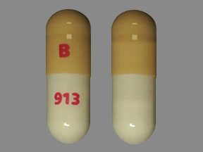 Pill B 913 Tan Capsule/Oblong is Foltanx RF