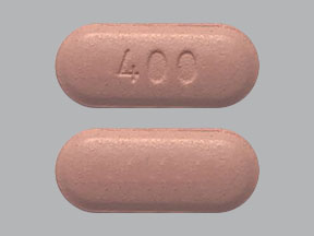 Pill 400 Red Capsule/Oblong is Moxifloxacin Hydrochloride