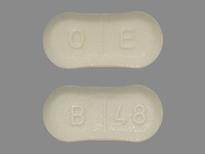 Pill OE B48 White Oval is Conjupri