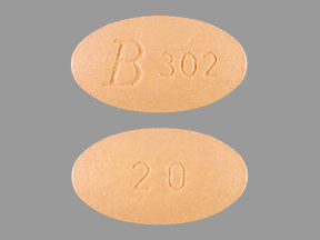 Simvastatin 20 mg B 302 20