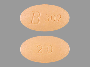 Simvastatin 20 mg B 302 20