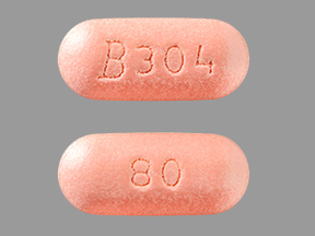 Simvastatin 80 mg B 304 80