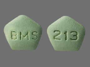 Pill BMS 213 Green Five-sided is Daklinza