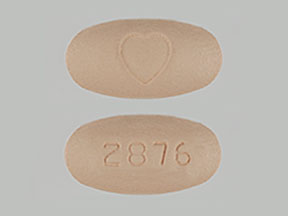 Hydrochlorothiazide and irbesartan 12.5 mg / 300 mg Logo 2876