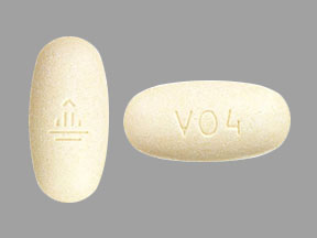 Pill V04 Logo is Viramune XR 400 mg