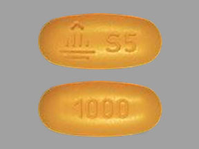 Synjardy empagliflozin 5 mg / metformin hydrochloride 1000 mg (Logo S5 1000)