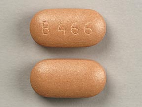 Pill B 466 Pink Oval is Vinate AZ