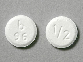 Clonazepam 0.5 mg 1/2 b96