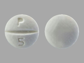 Pill P 5 is Pindolol 5 mg