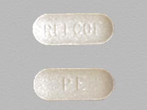 Pill RELCOF PE White Capsule/Oblong is Relcof PE