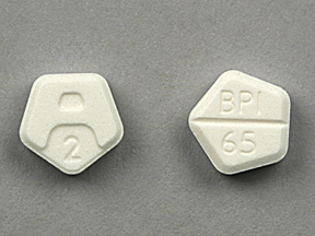 Pill A 2 BPI 65 White Five-sided is Ativan