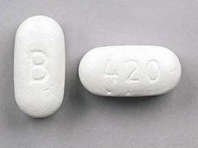 Pill B 420 White Oval is Cardizem LA