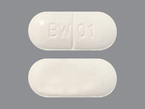 Pill BW 01 is Magnesium L-Lactate Dihydrate 84 mg (7 mEq)